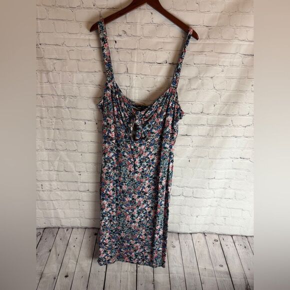 BCBG Paris Cut Out Tie Rib Knit Midi Dress Size XXL - Picture 2 of 10